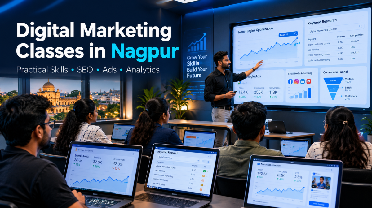 Digital marketing classes in Nagpur at AdCraft Ads