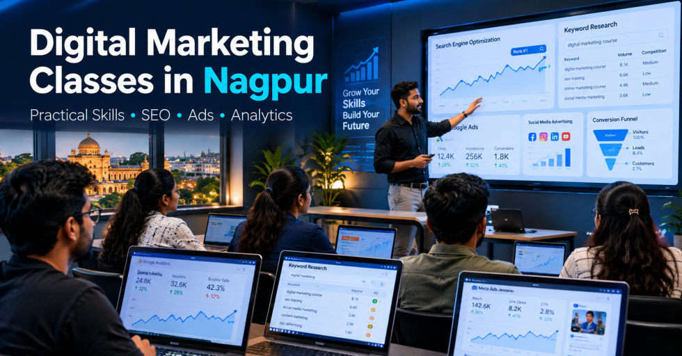 Digital marketing classes in Nagpur at AdCraft Ads